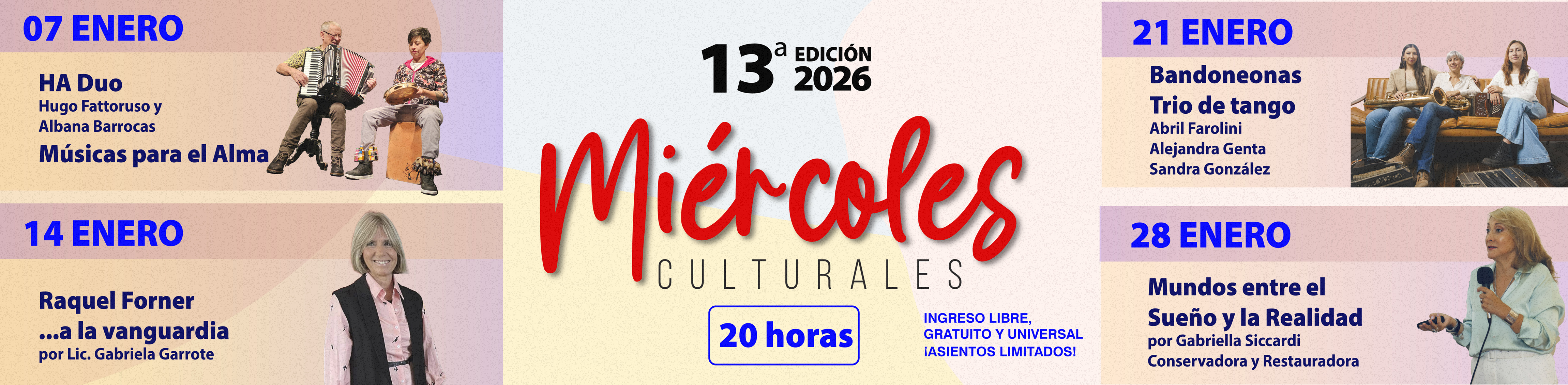 Miercoles Culturales Edición 2026